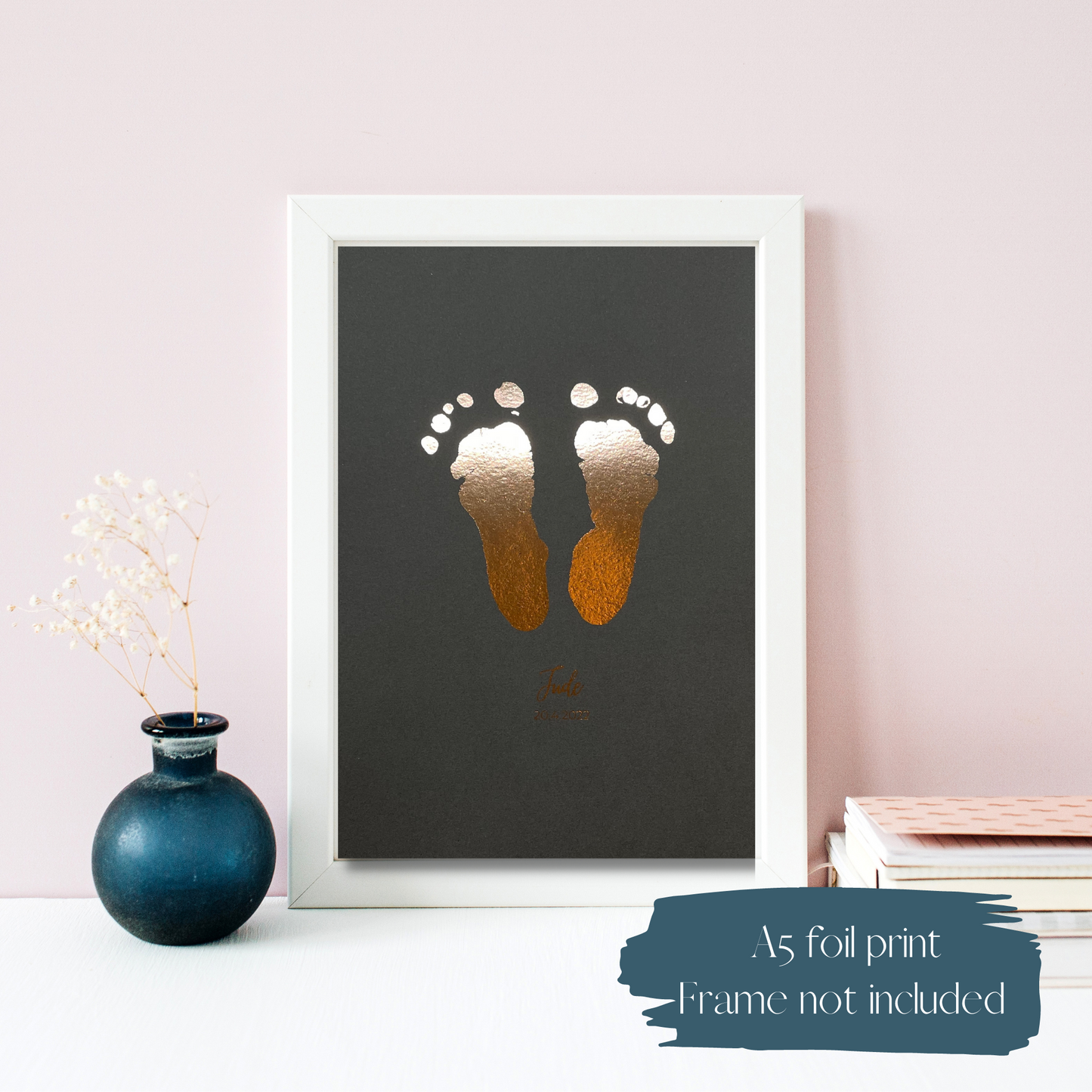 Foil Baby Handprint | Footprint