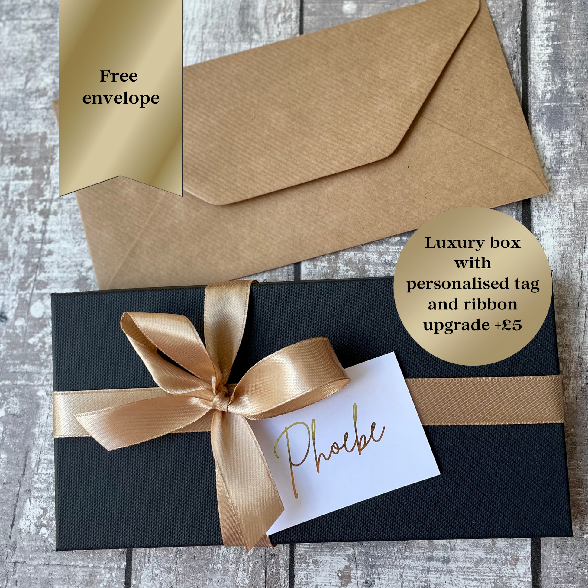 envelope or luxury gift box