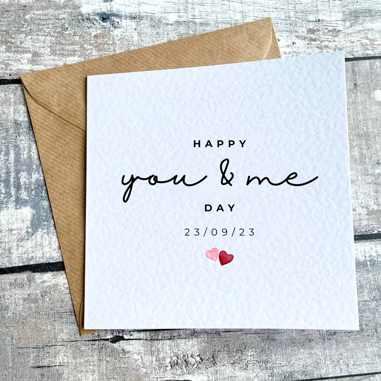 Happy You and  Me Day | Anniversary Card