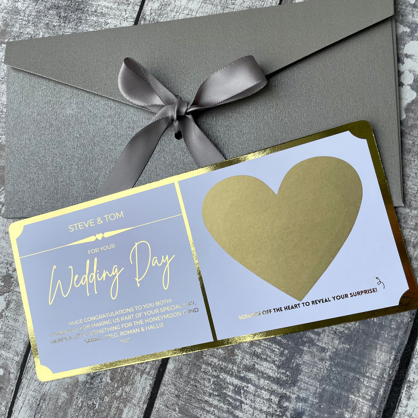 Wedding Gift - Scratch Off Voucher