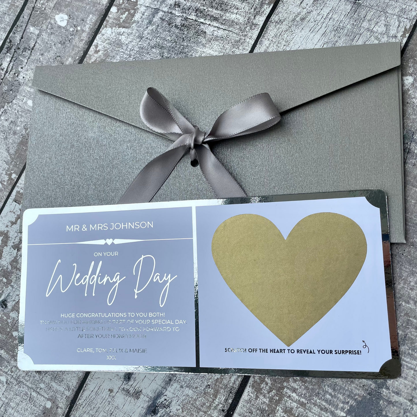 Wedding Gift - Scratch Off Voucher