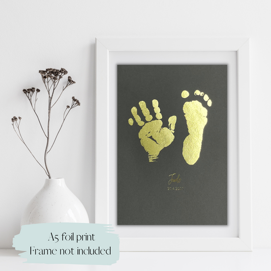 Foil Baby Handprint | Footprint