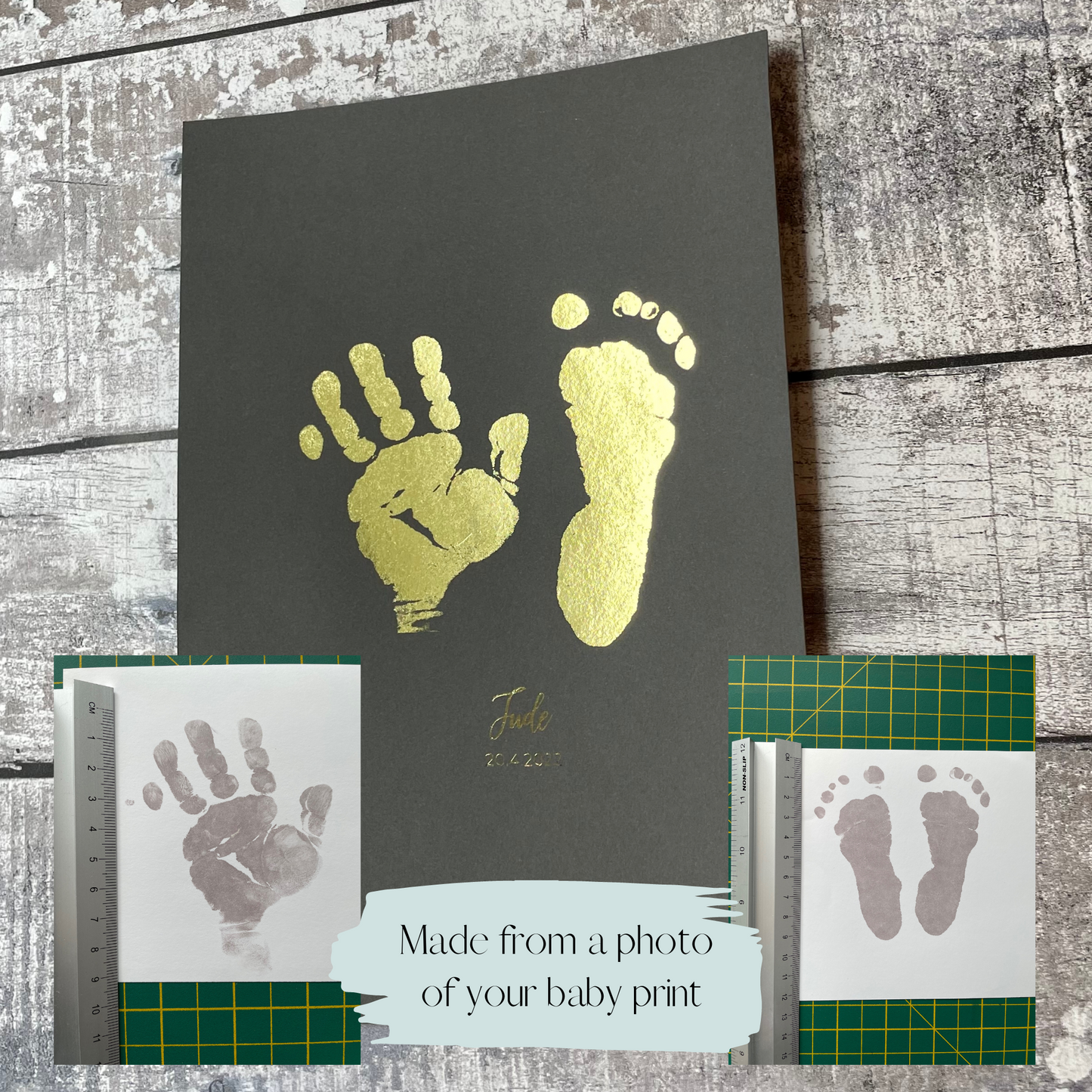 Foil Baby Footprint